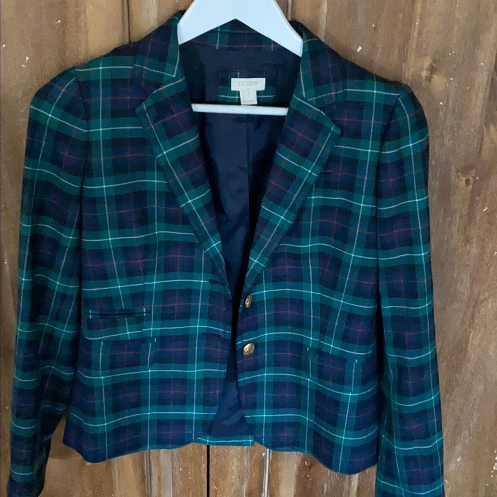 Tartan blazer